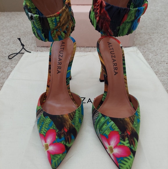 NWT Altuzarra Bird of Paradise Stiletto Pumps - Picture 1 of 11